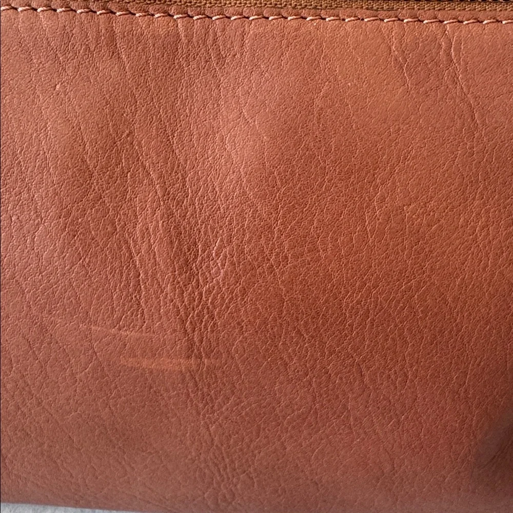 Made in India Woven Brown Leather Med Handbag Crossbody Metal Studs Unique